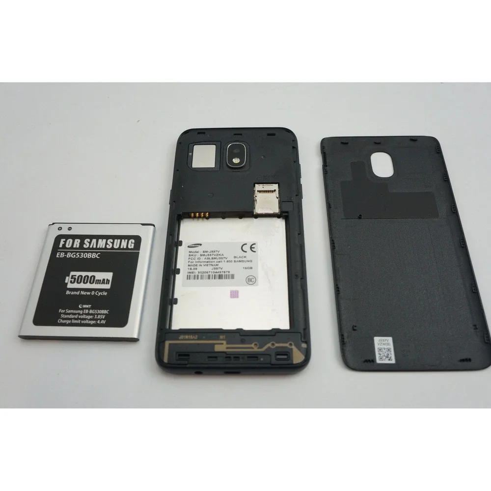 Samsung Galaxy J3 V SM-J337V Black 16GB Verizon Smartphone Good